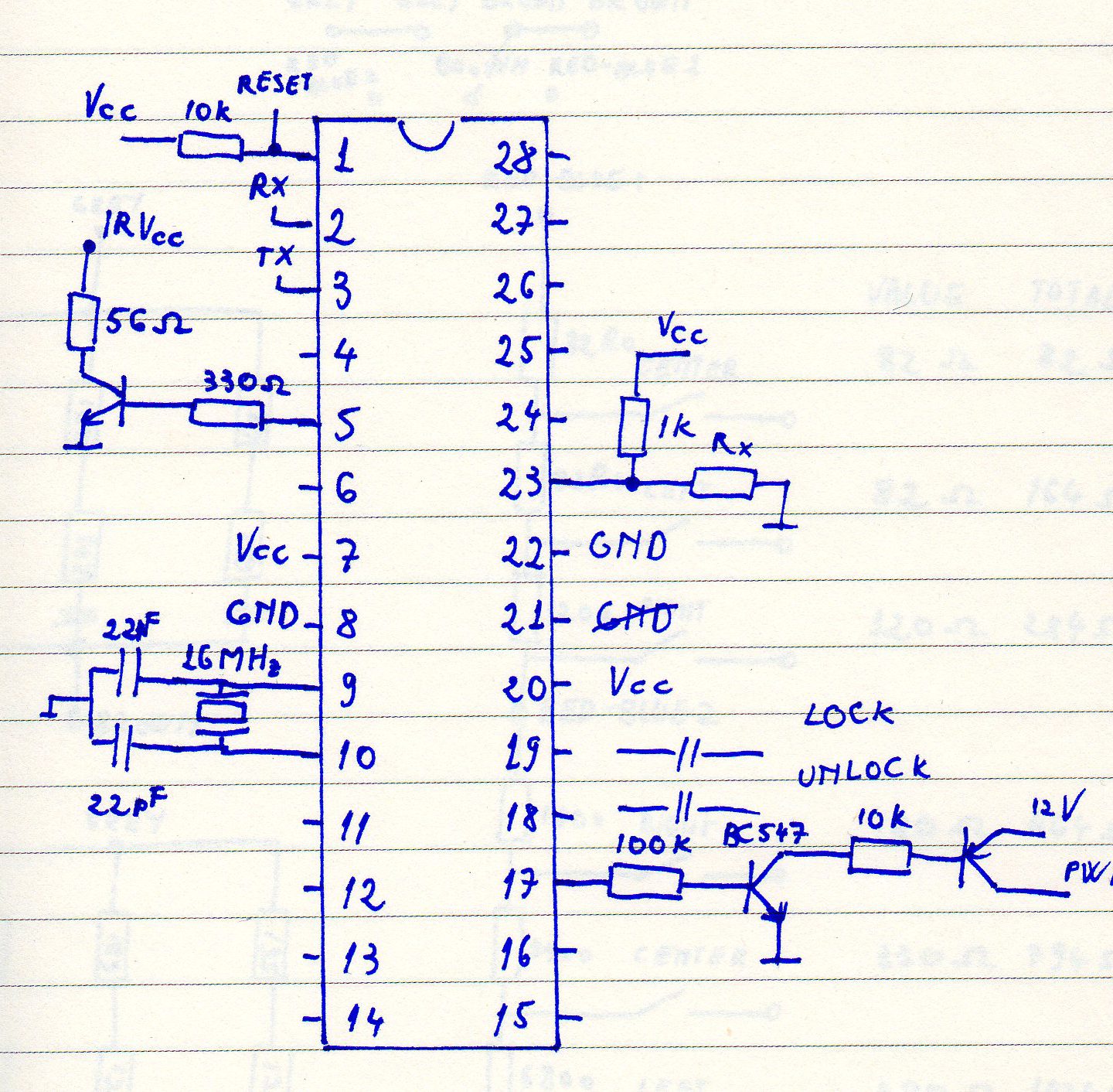 Project : Steering wheel audio controls – Circuit Design